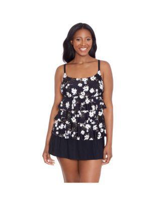 Women's Ruffle Faux Skirtini Swimsuit Product Image