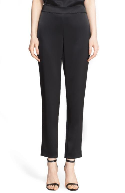 St. John Collection Emma Satin Ankle Pants Product Image