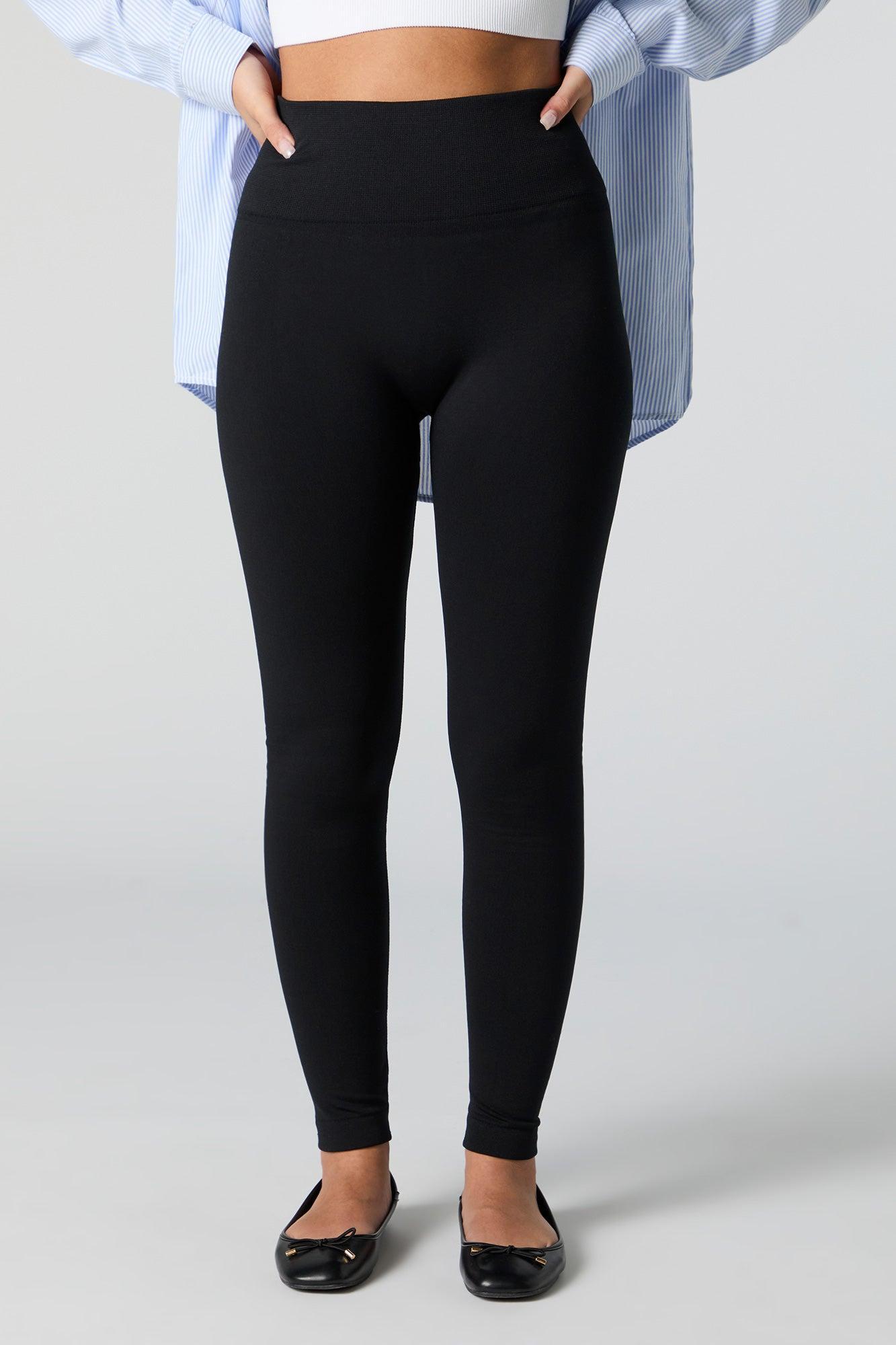 Seamless High Rise Fleece Legging Female Product Image