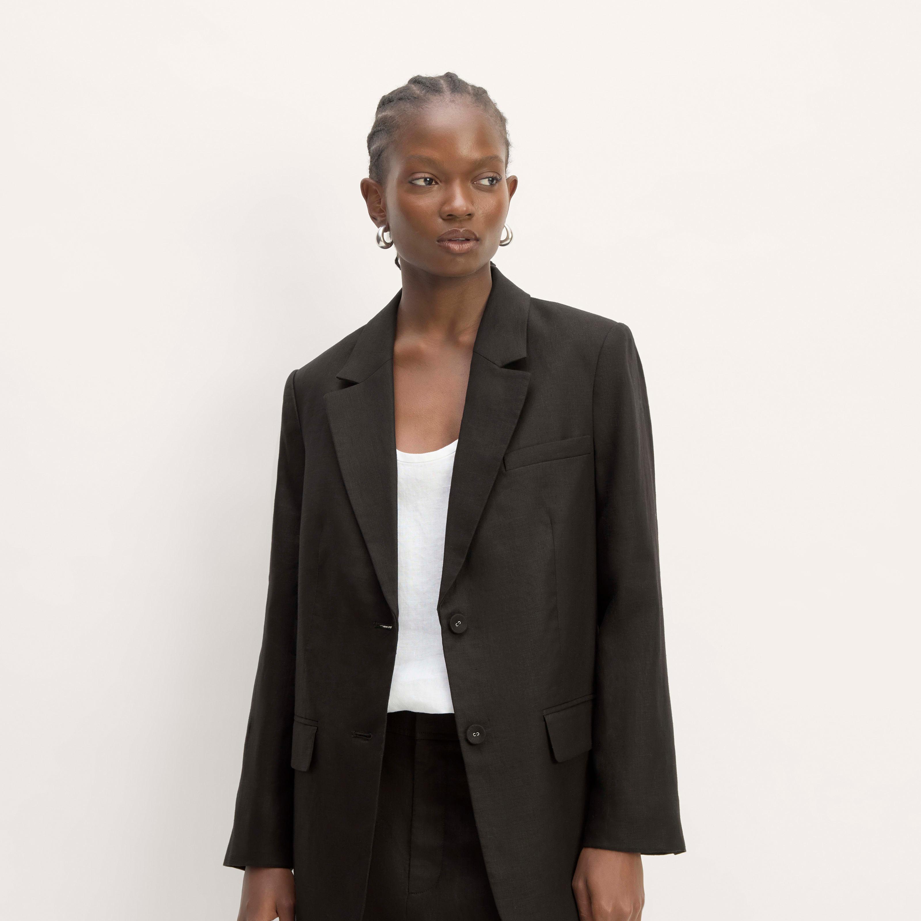 The Oversized Blazer in Linen Product Image