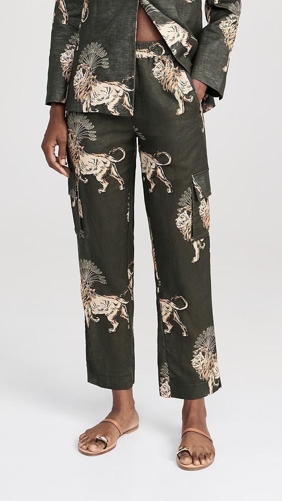 Las Sureñas Lion Palms Cargo Pants | Shopbop Product Image