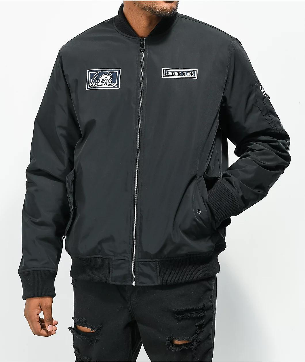 Lurking Class by Sketchy Tank Black Bomber Jacket Product Image