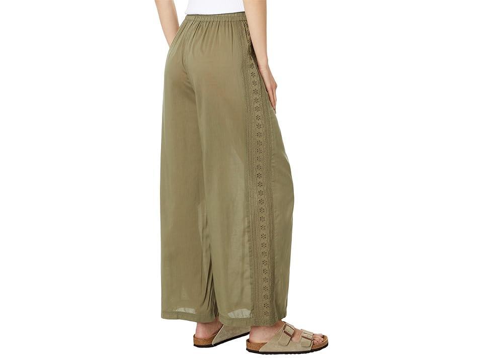 Madewell Embroidered Wide-Leg Cover-Up Pants (Distant Surplus) Women's Swimwear Product Image