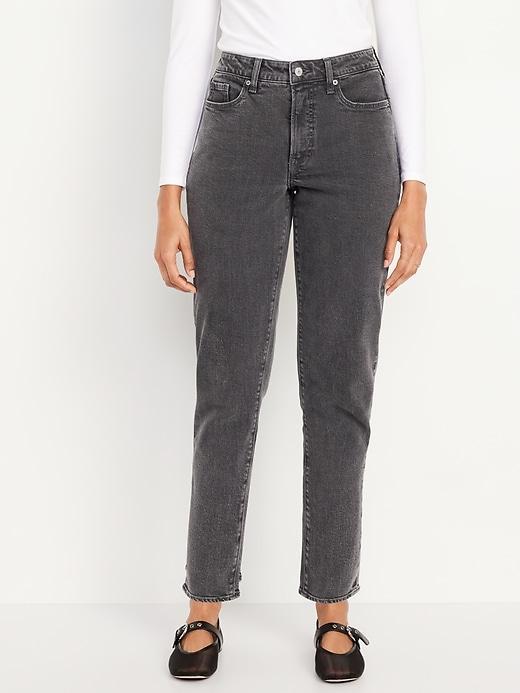 Curvy High-Waisted OG Straight Ankle Jeans Product Image