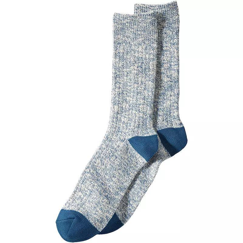 Mens Lands End Marl Crew Camp Socks Product Image