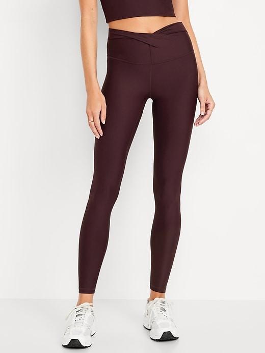 Extra High-Waisted PowerSoft Twist-Front Leggings Product Image