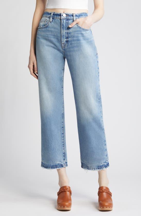 FRAME Women's Le Janehigh-rise Straight Crop Jeans In Rhode Grind Product Image