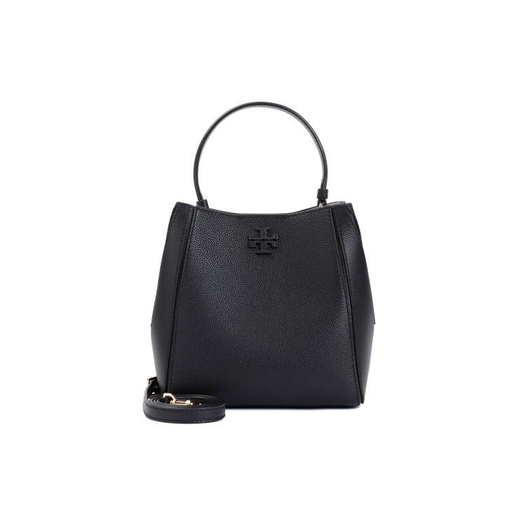 TORY BURCH Small Mcgraw Bucket Bag In Black   Product Image