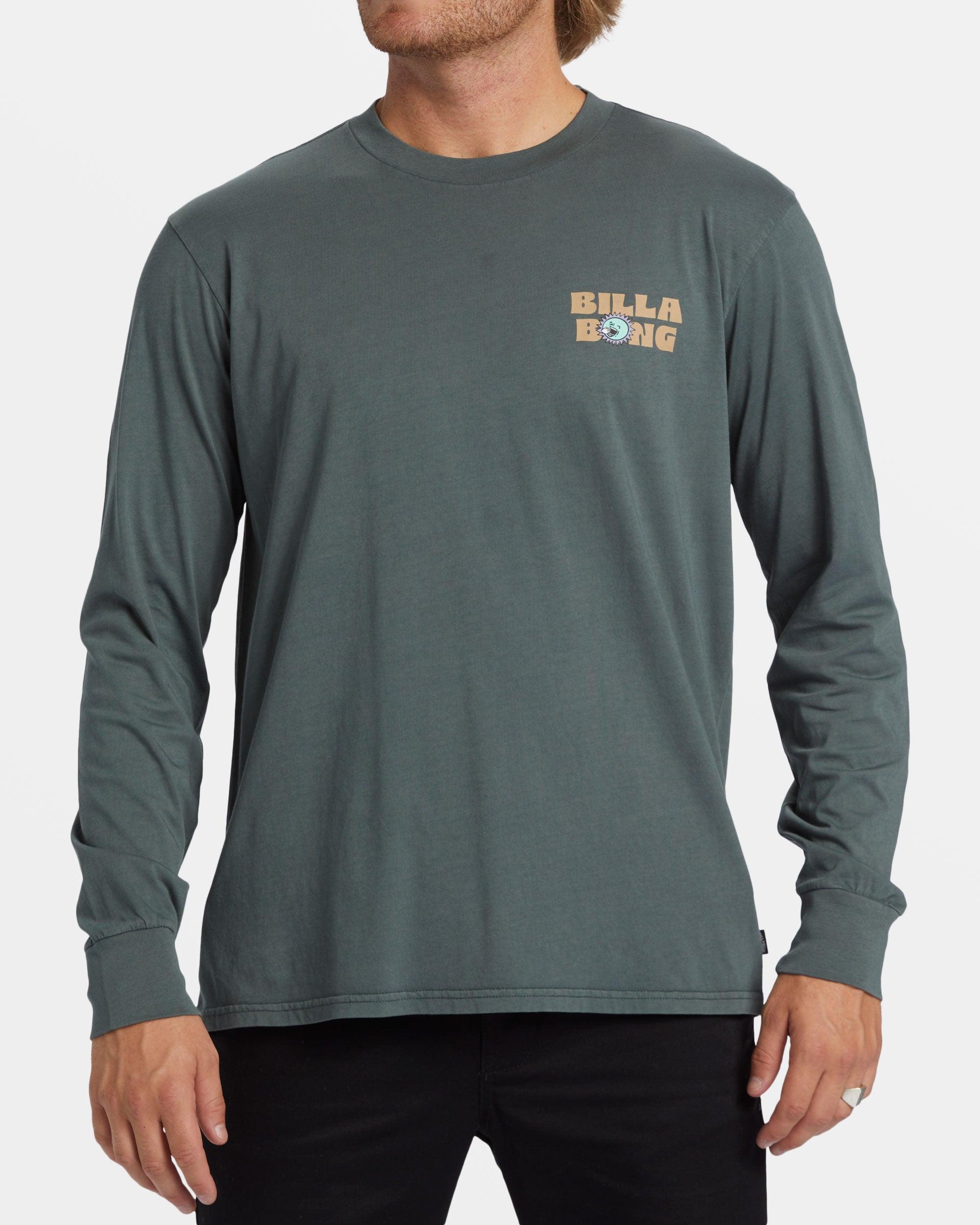 Relax Long Sleeve T-shirt - Slate Green Male Product Image