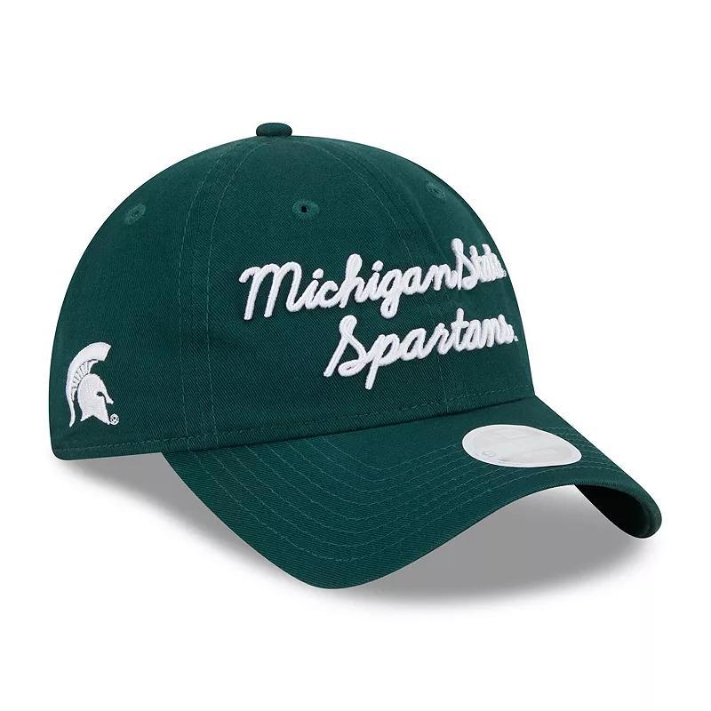 Womens New Era Michigan State Spartans Script 9TWENTY Adjustable Hat Product Image