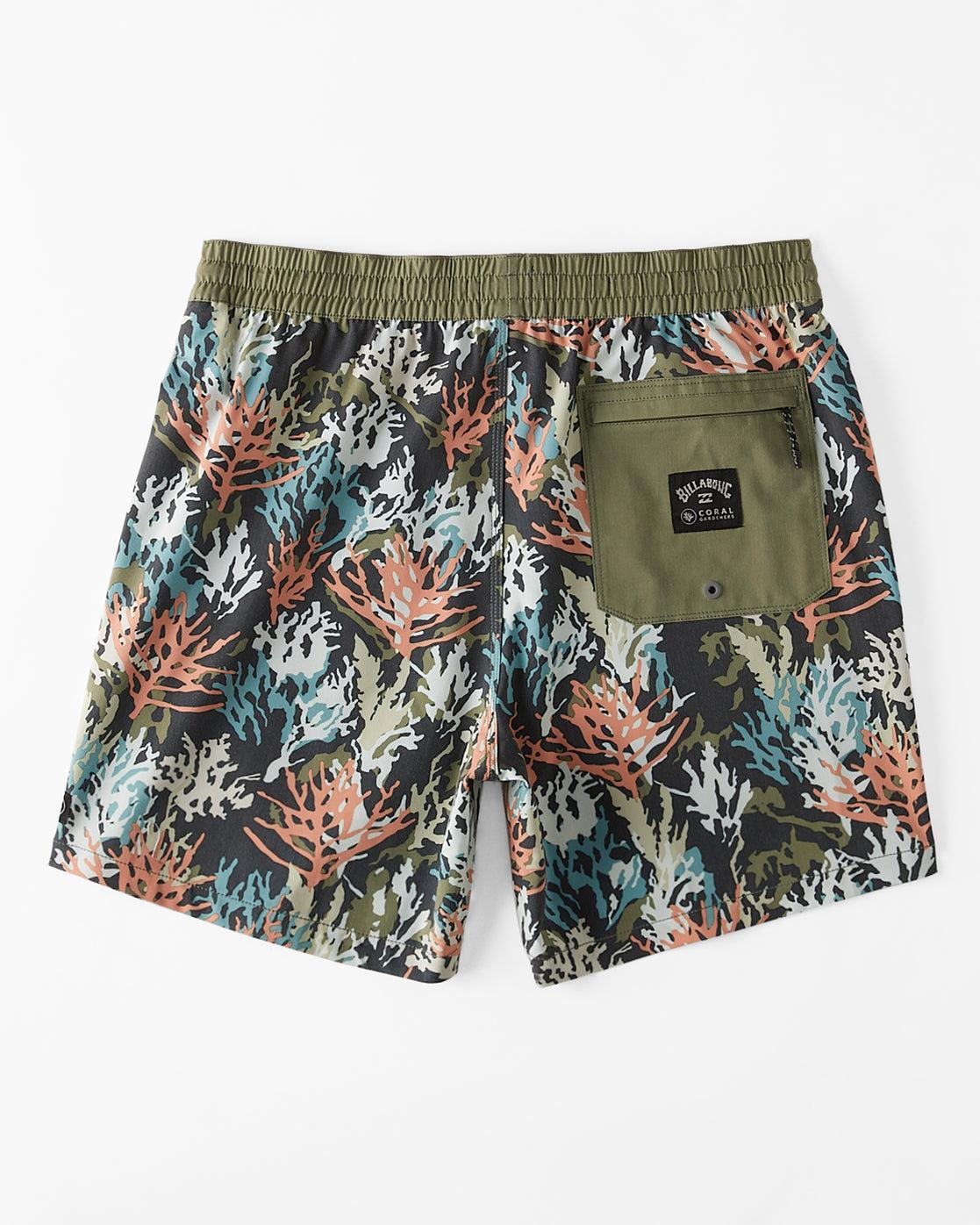 Coral Gardeners 17" Layback Swim Trunks - Multi Male Product Image