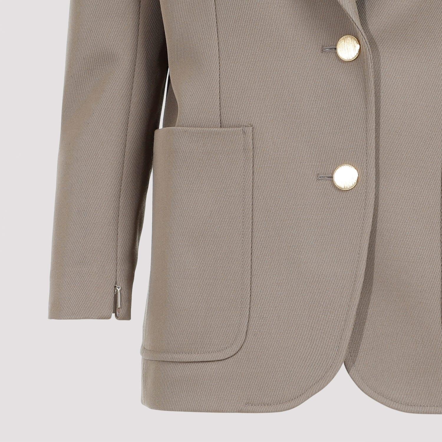 Wool Jacket In Brown Product Image