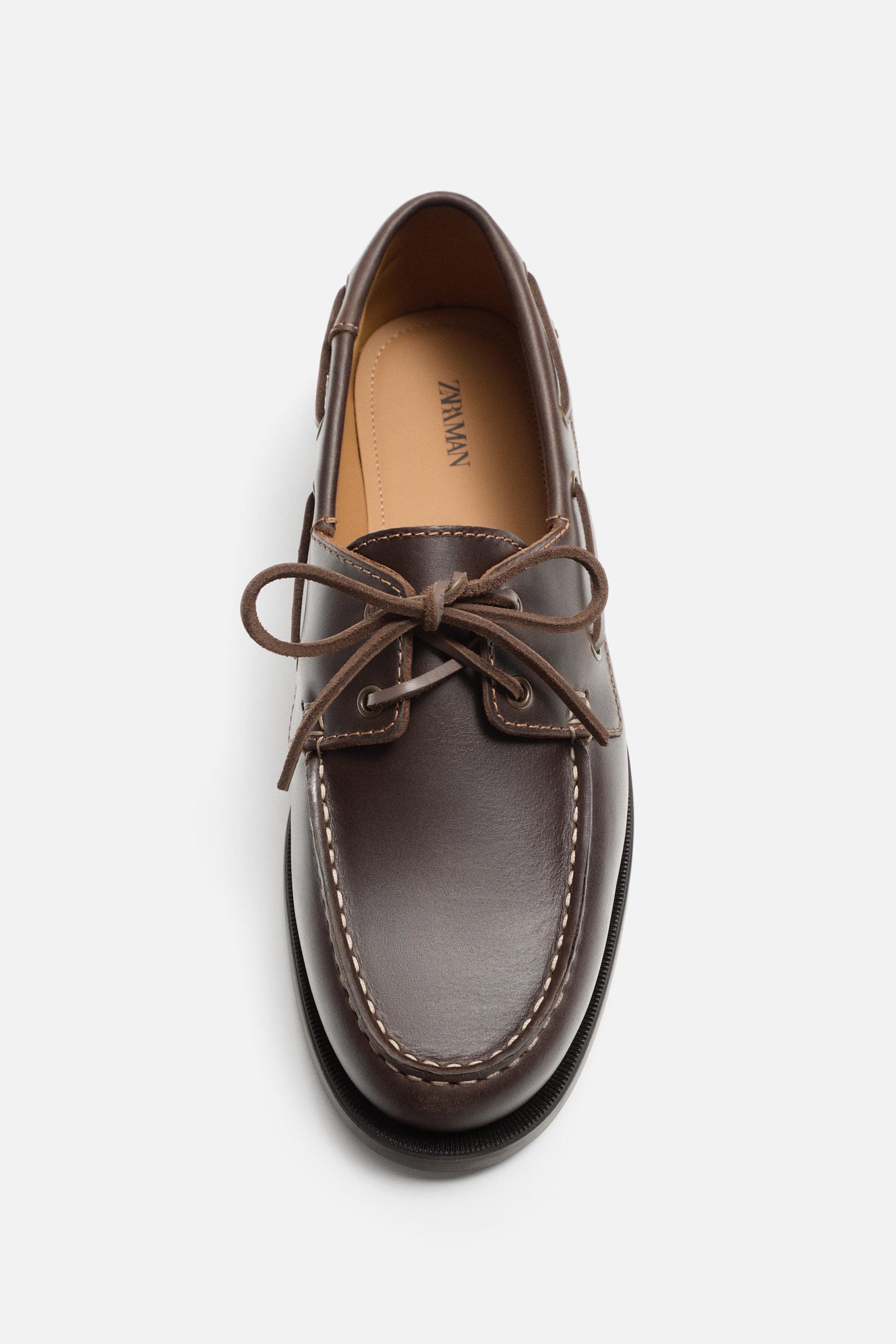 LEATHER BOAT SHOES LIMITED EDITION Product Image