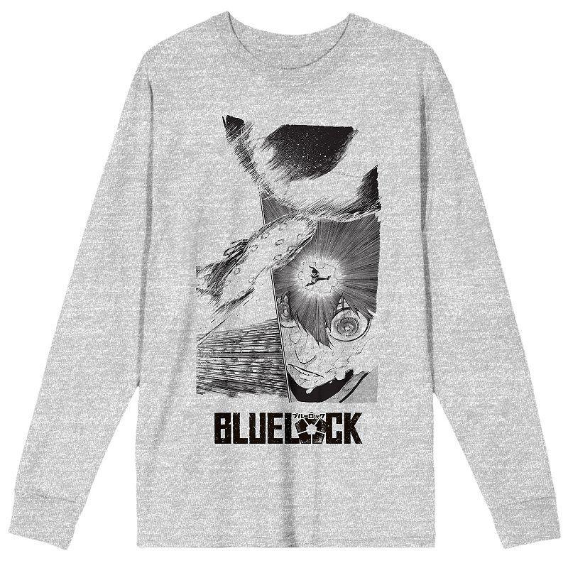 Mens Blue Lock Manga Isagi Vision Long Sleeve Tee Product Image