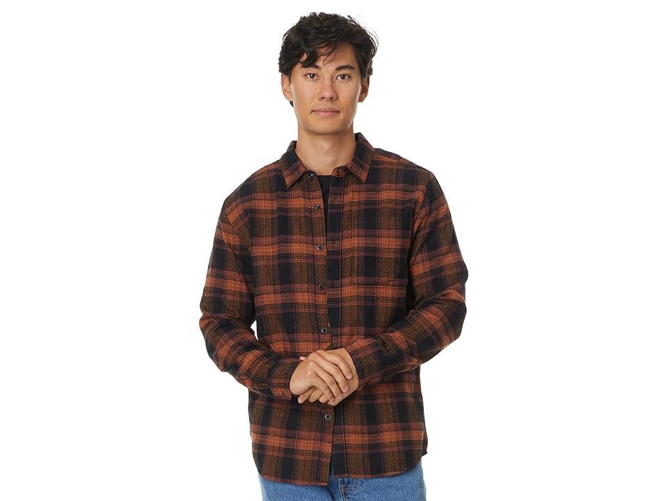 Volcom Baystone Flannel Long Sleeve Men's Jacket Product Image