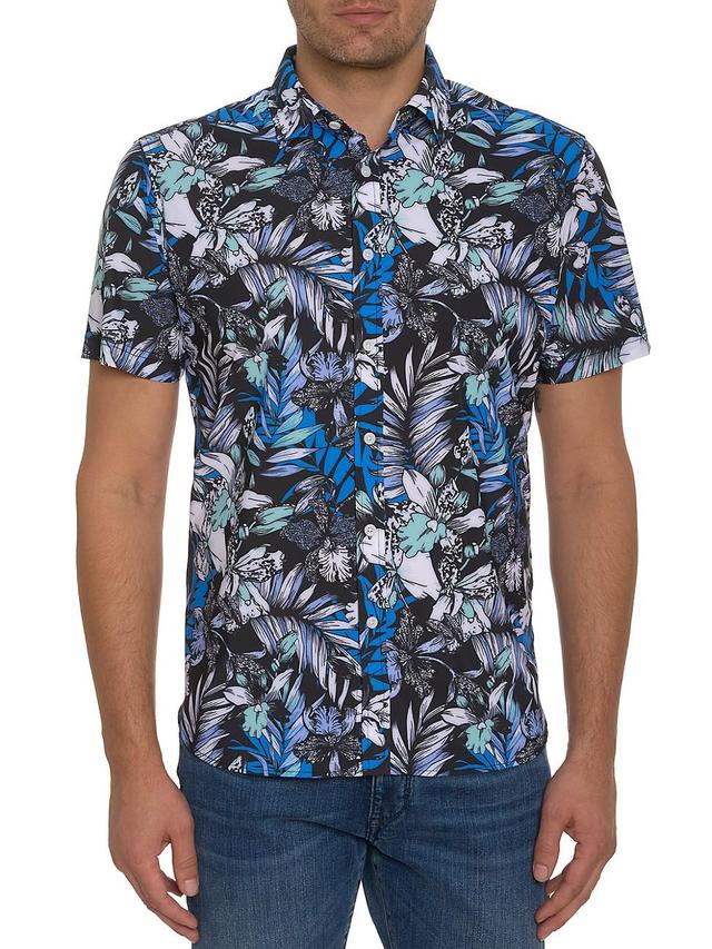 Mens Farrell Button-Front Performance Shirt Product Image