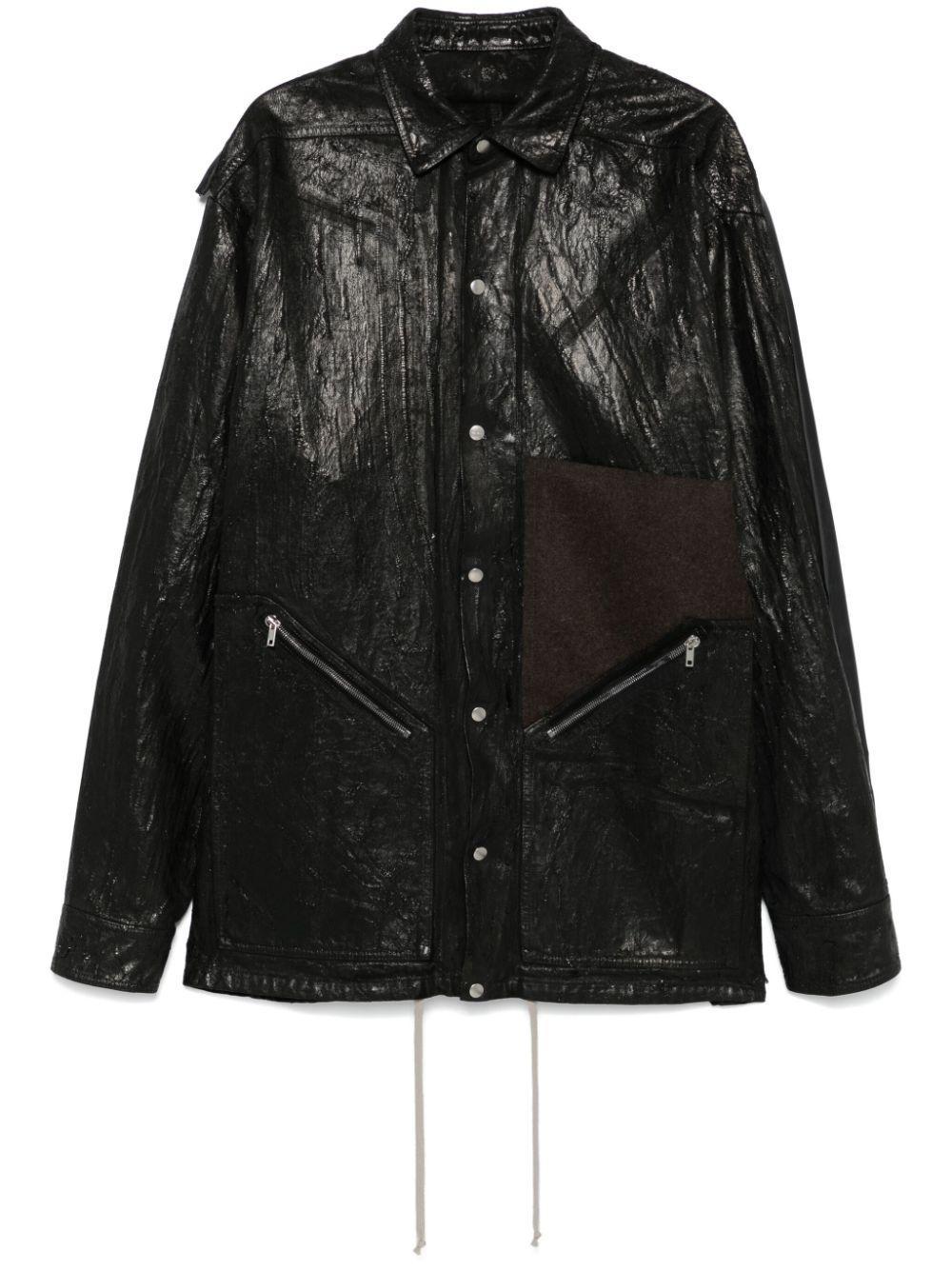 RICK OWENS Runway Tour Jacket In Black Product Image