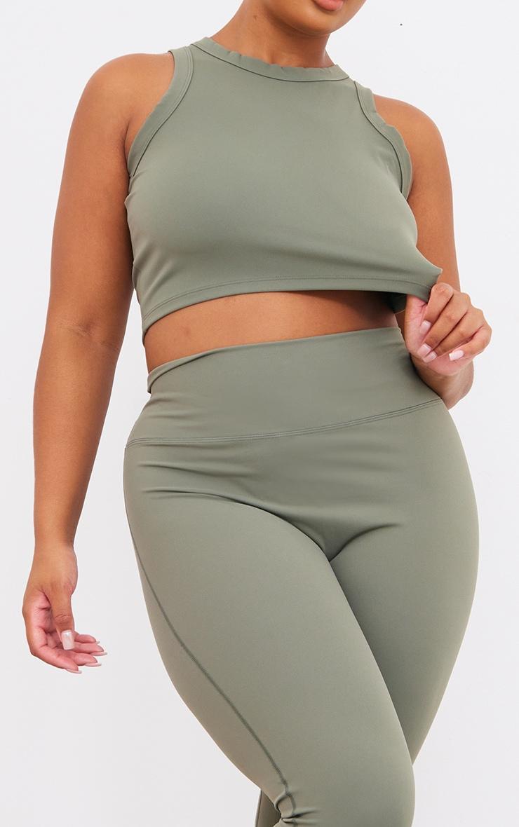 Plus Olive Sculpt High Waist Gym Leggings product image