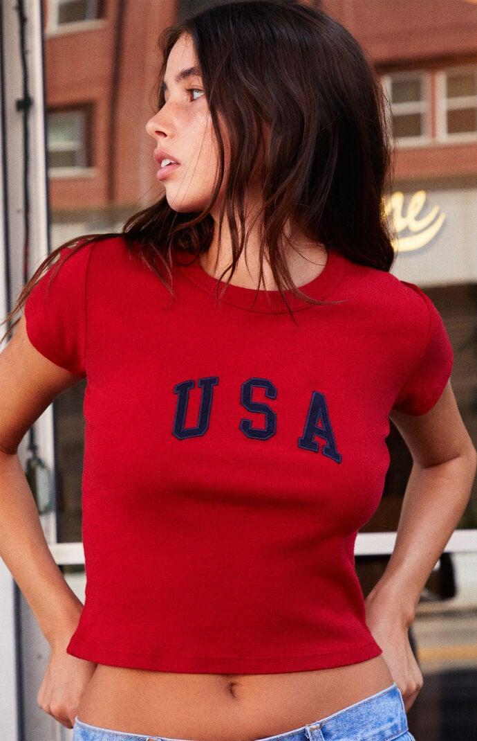 John Galt Women's Ashlyn USA T-Shirt Product Image