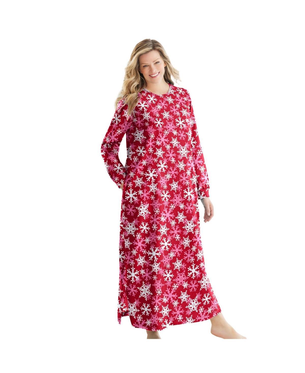 Dreams & Co. Womens Cotton Flannel Lounger Product Image