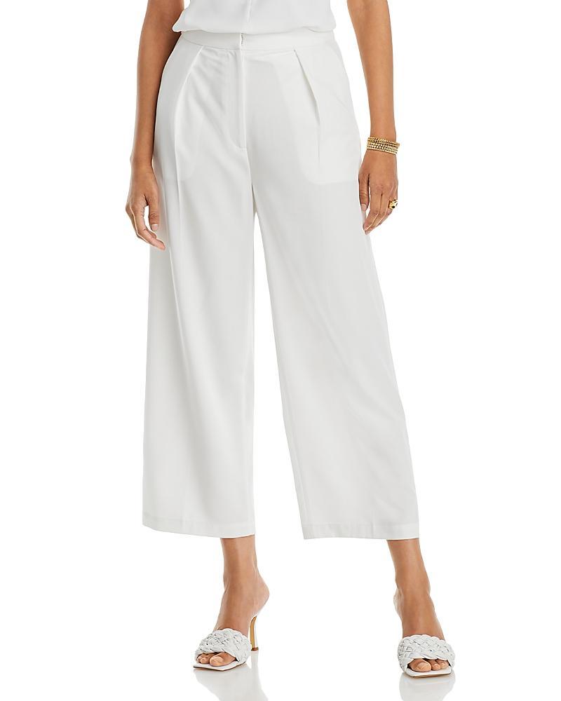 Misook Crop Wide Leg Pants Product Image