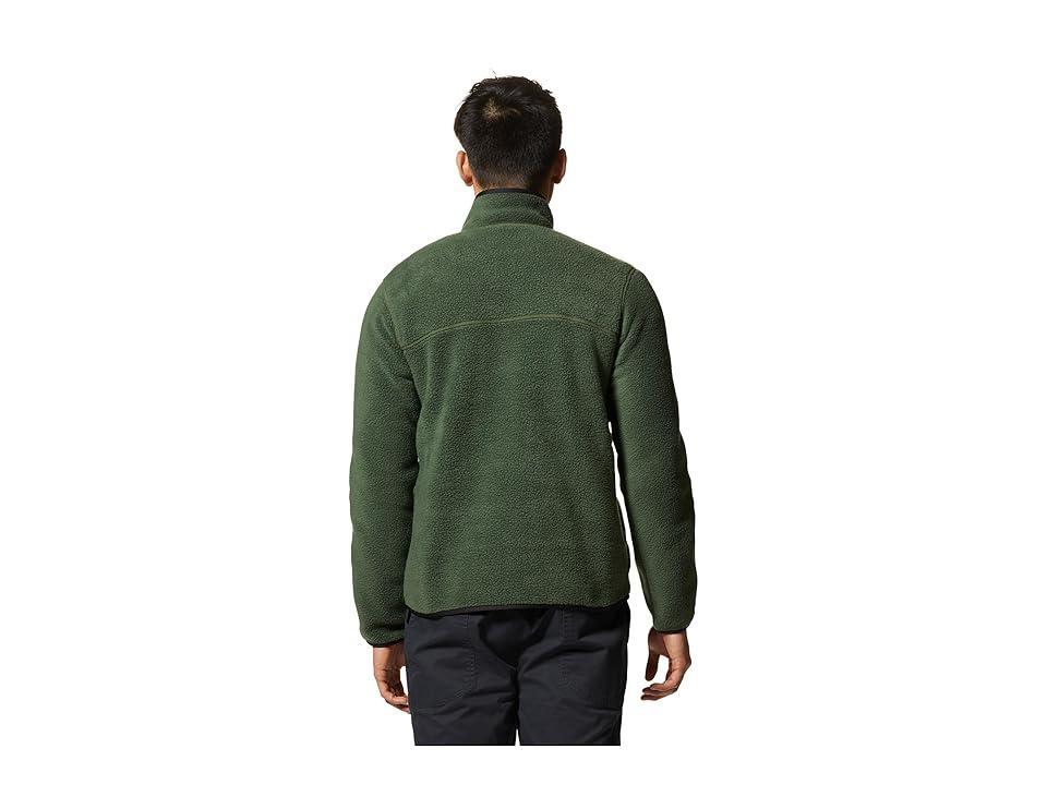 Mountain Hardwear Hicamp Fleece Pullover (Surplus Green) Men's Clothing Product Image