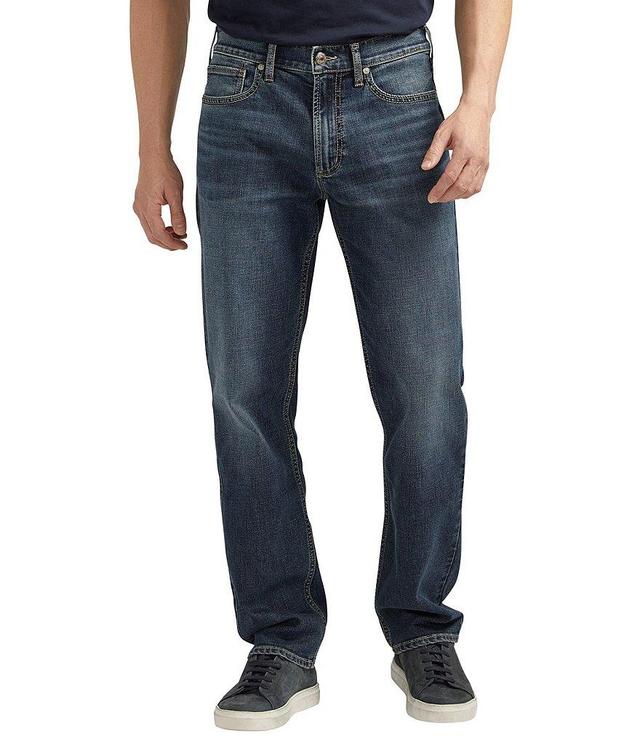 Silver Jeans Co. Eddie Mid Flex Athletic Fit Tapered Leg Jeans Product Image