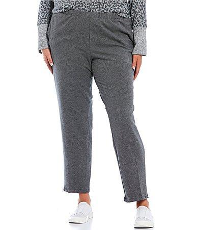 Ruby Rd. Pull-On Stretch French Terry Pants Product Image