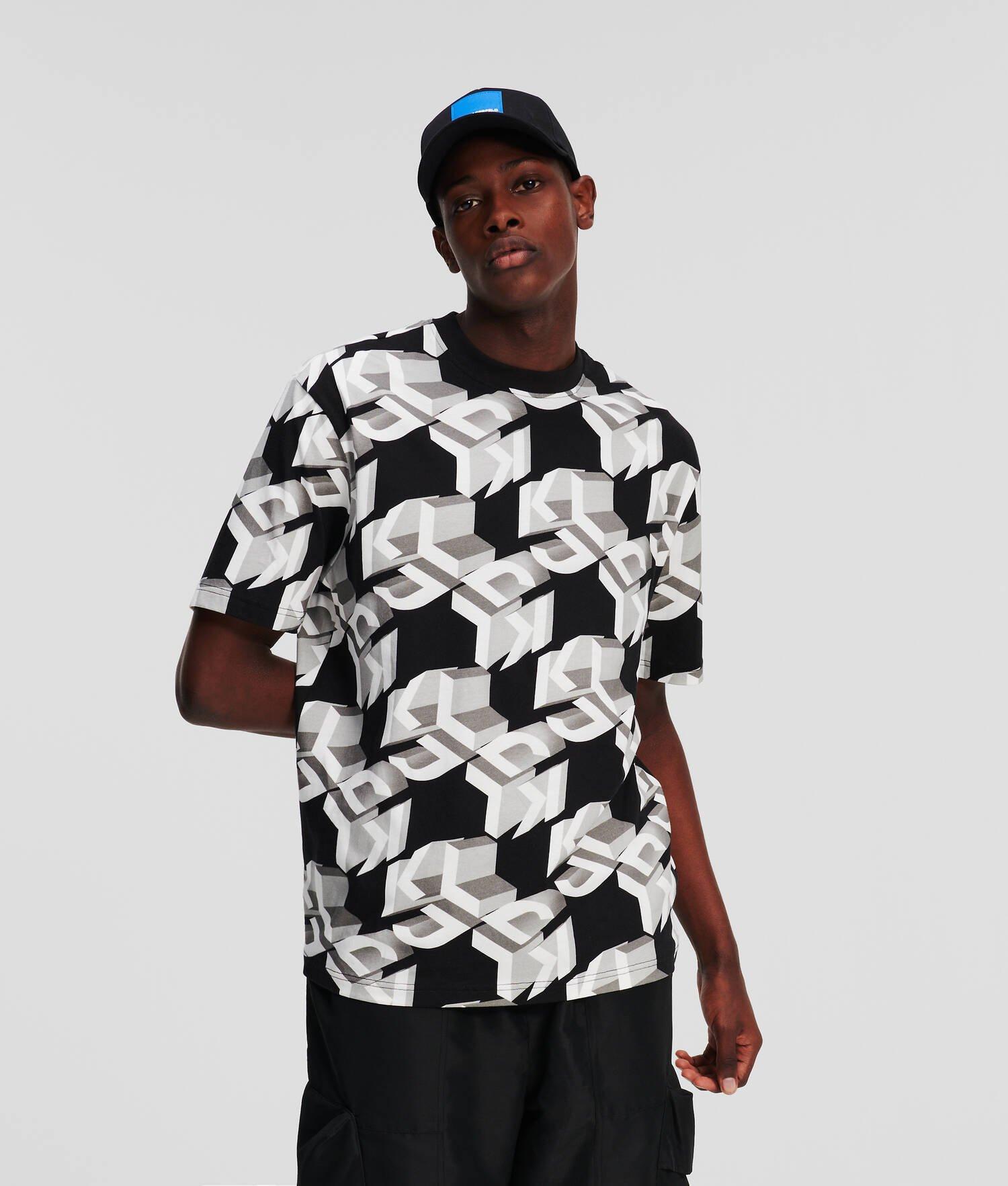 KLJ MONOGRAM ALL-OVER T-SHIRT Product Image