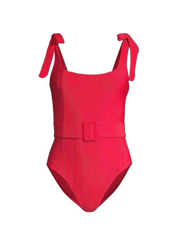 Womens Sydney Ribbed One-Piece Swimsuit Product Image