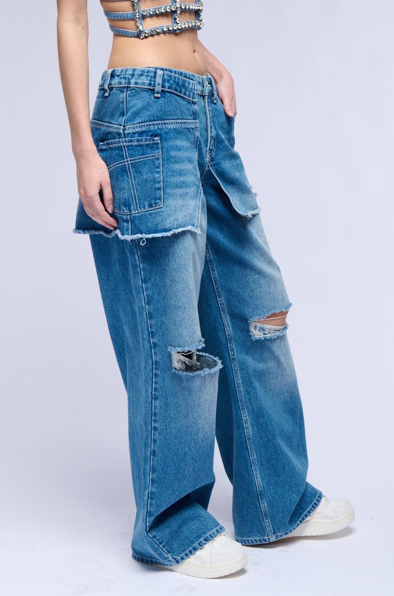 LETS TAKE A MOMENT DENIM JEAN Product Image