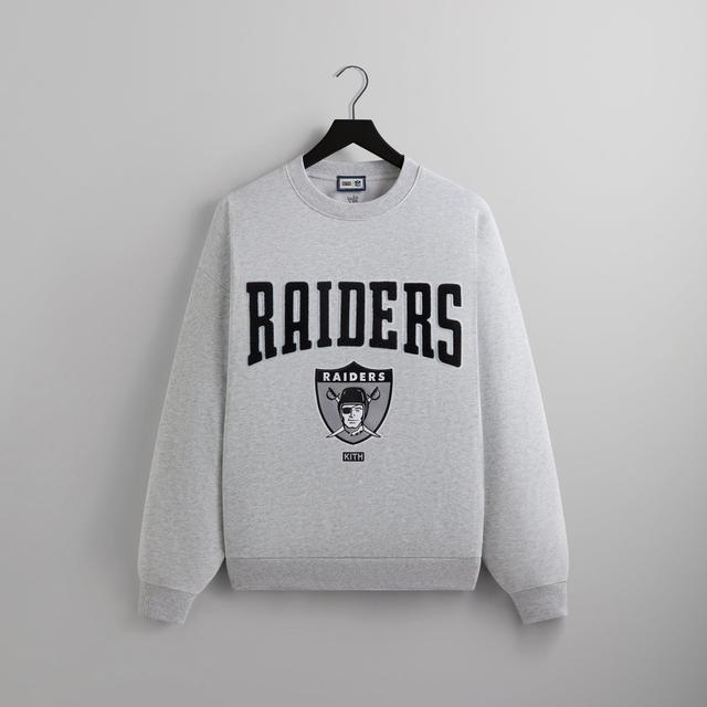 Kith & '47 for the NFL: Raiders Nelson Crewneck - Light Heather Grey Male Product Image