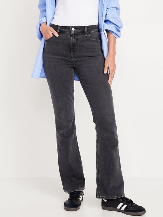 Extra High-Waisted Flare Jeans Product Image