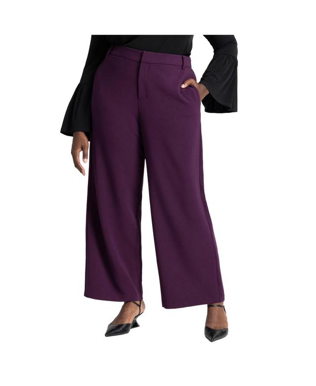 Eloquii Womens The 365 Wide Leg Pant Product Image