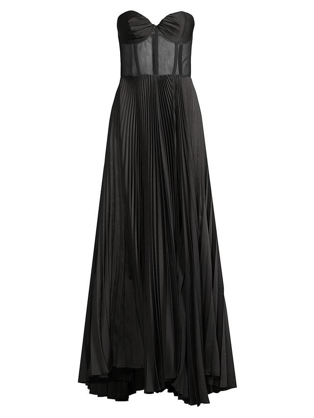 Womens Claudia Sheer Bodice Maxi Dress Product Image