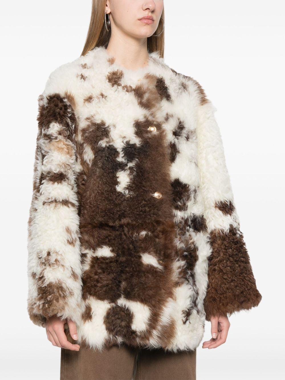 reversible shearling coat Product Image