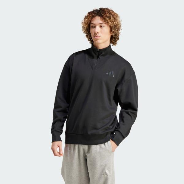 ALL SZN Fleece Quarter-Zip Crew Sweatshirt Product Image