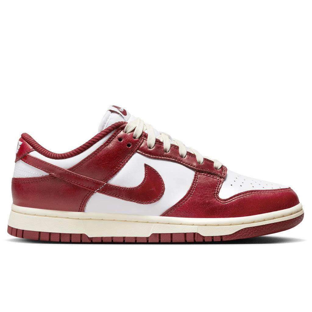 Dunk Low Premium Women's Team Red and White - White/Team Red/Coconut Milk Female Product Image