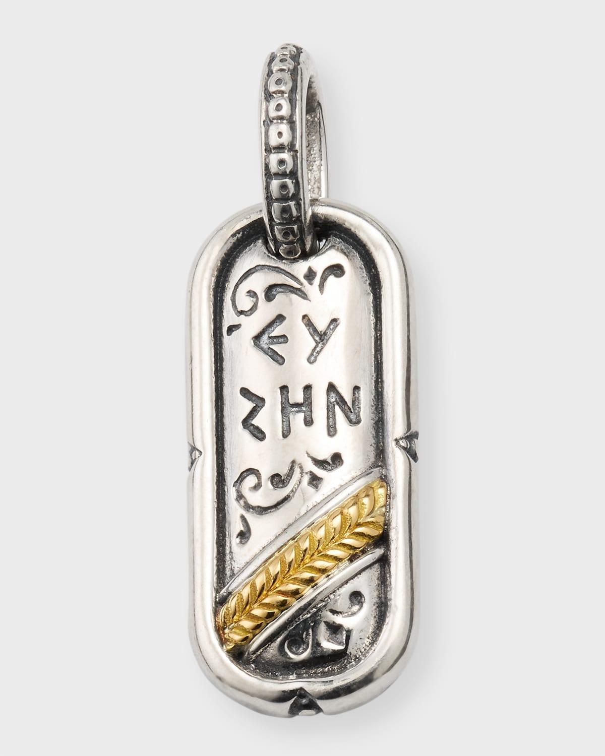 Mens Good Life Two-Tone Pendant Product Image