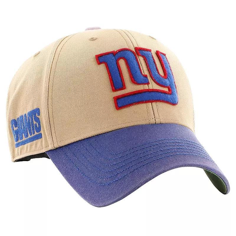 Mens 47 Khaki/Royal New York Giants Dusted Sedgwick MVP Adjustable Hat Product Image