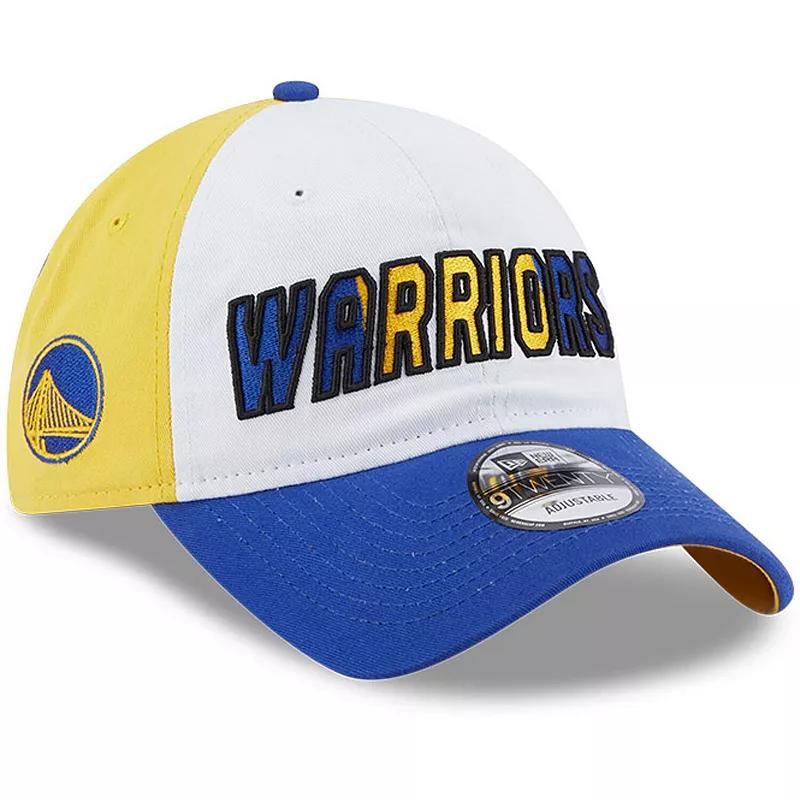 Mens New Era /Royal Golden State Warriors Back Half 9TWENTY Adjustable Hat Product Image