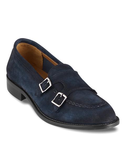 Randolph Monk Strap Loafer - Navy Product Image