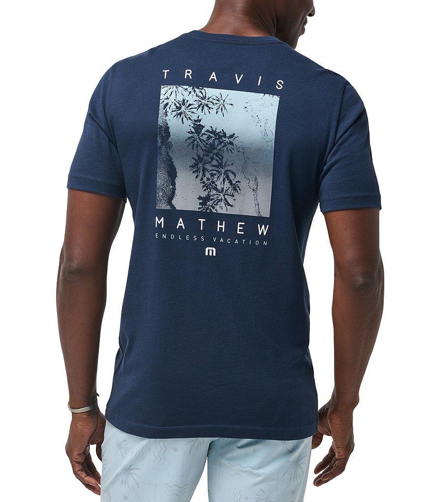 TravisMathew Modern Fit Lighthouse Rock Short Sleeve Graphic T-Shirt Product Image