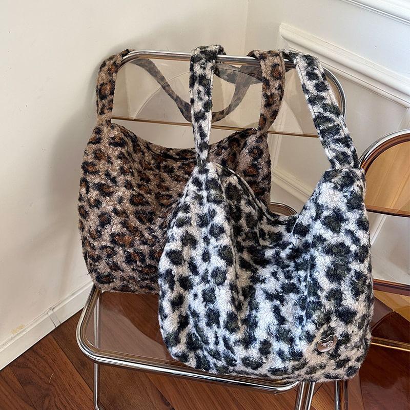 Patterned Fluffy Crossbody Bag Product Image