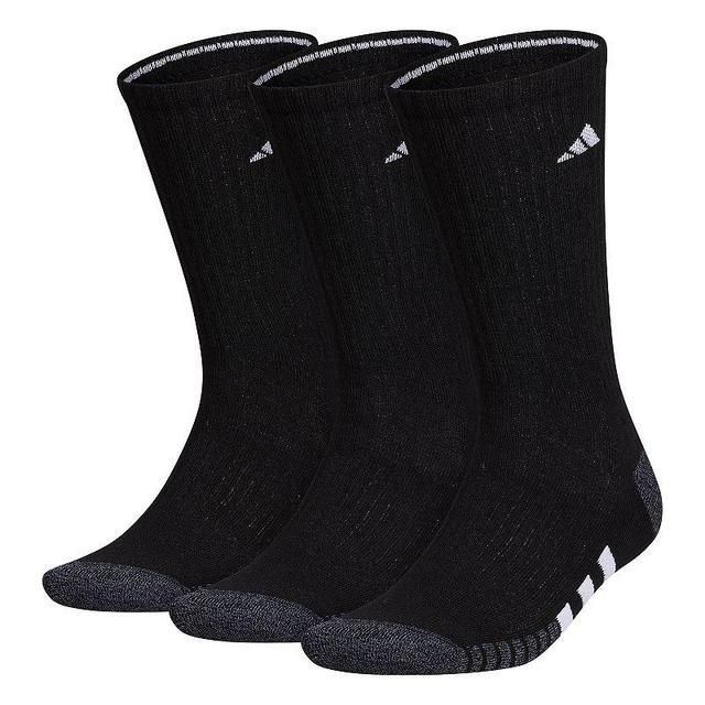 Mens adidas Cushioned 3.0 3-Pack Crew Socks Product Image