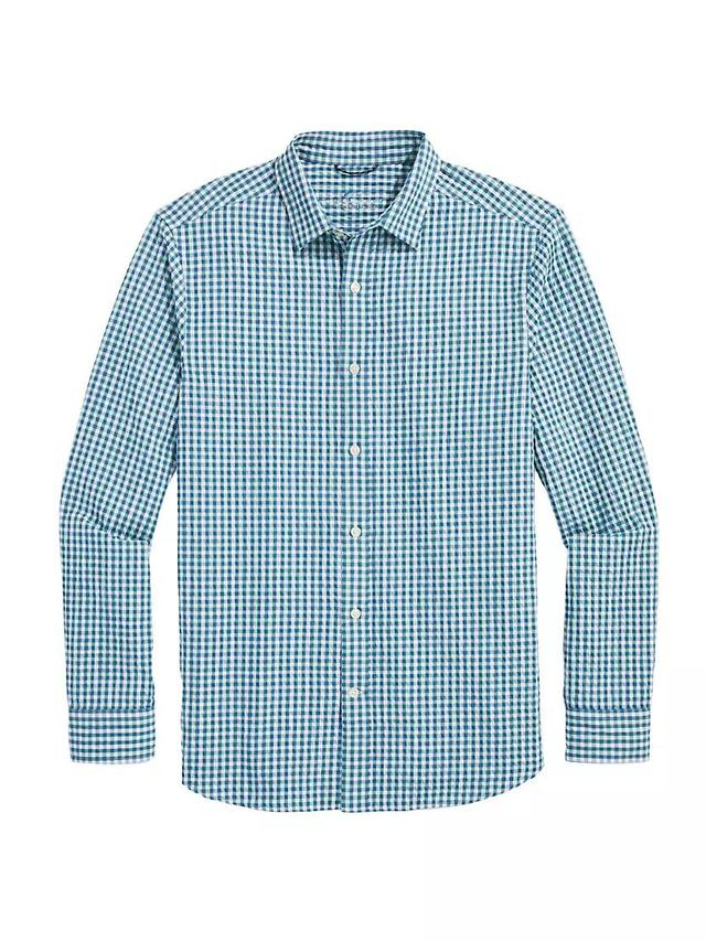 On-The-Go Seersucker Button-Front Shirt Product Image