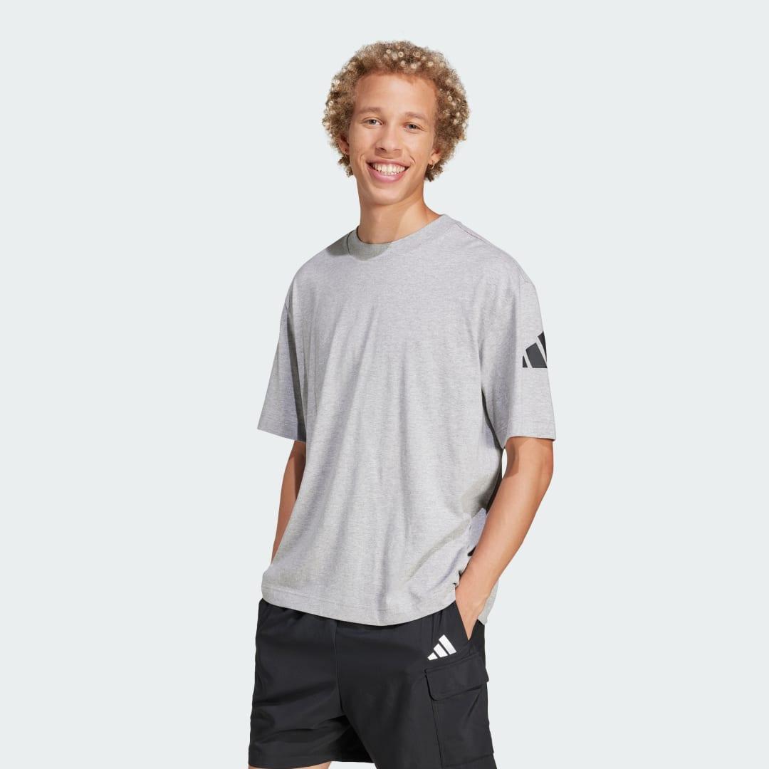 adidas Essentials Loose Fit 3 Bar Logo Tee Warm Clay 2XL Mens Product Image