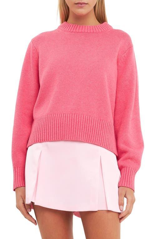 English Factory Crewneck Cotton Blend Sweater Product Image