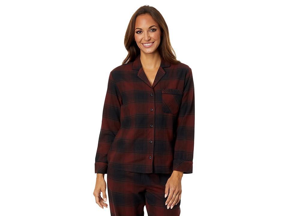 Pendleton Pajama Set (Red/Black Ombre) Women's Pajama Sets Product Image