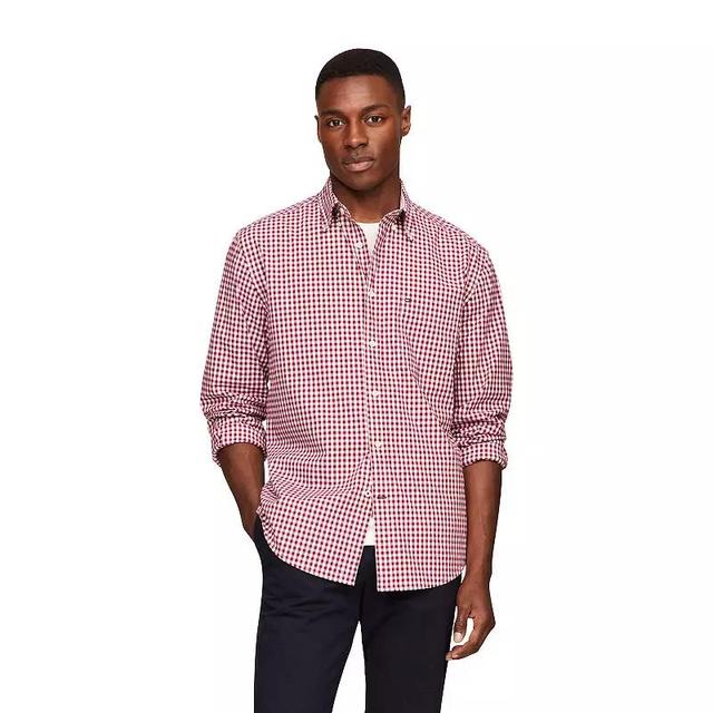 Mens Tommy Hilfiger Twain Check Stretch Poplin Product Image